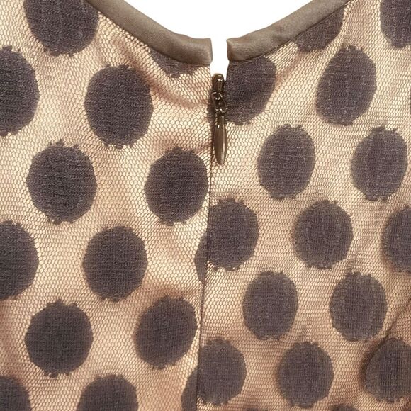 Eliza J | Polka Dot Mesh Overlay Party Dress with Sheer Sleeves Size 10 | EUC - Picture 15 of 15